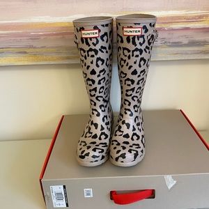 !FINAL! HP 1/17! Big kids leopard hunter boots
